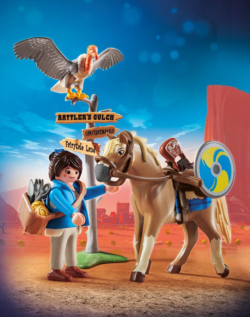 Playmobil: PTM H Mάρλα με το άλογο της 70072