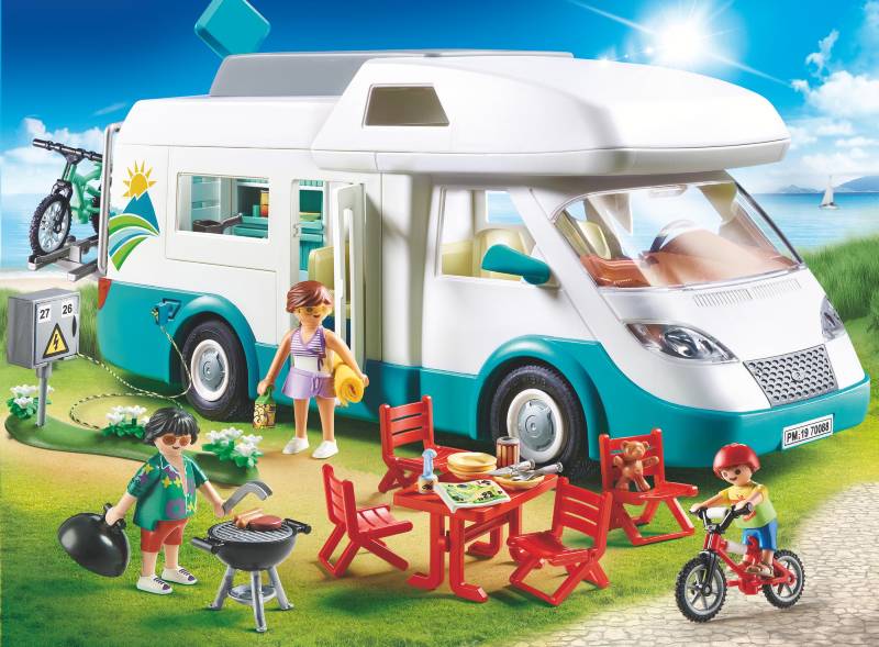 Playmobil Αυτοκινούμενο Οικογενειακό Τροχόσπιτο (70088)
