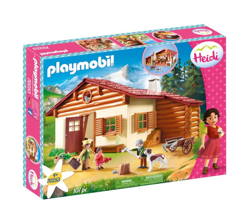 Playmobil Η Χάιντι με τον παππού της στην καλύβα τους 70253