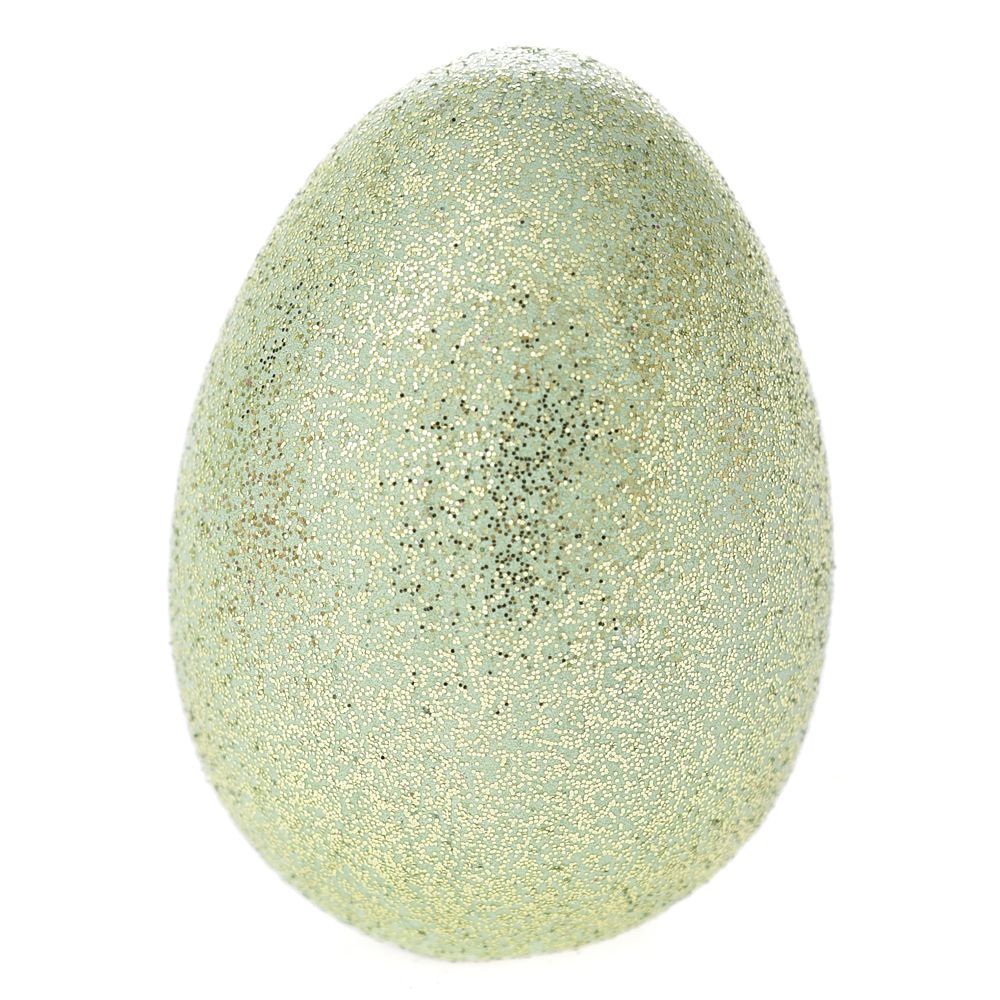 Αυγό Πράσινο Κεραμικό Glitter Φ5x6εκ.