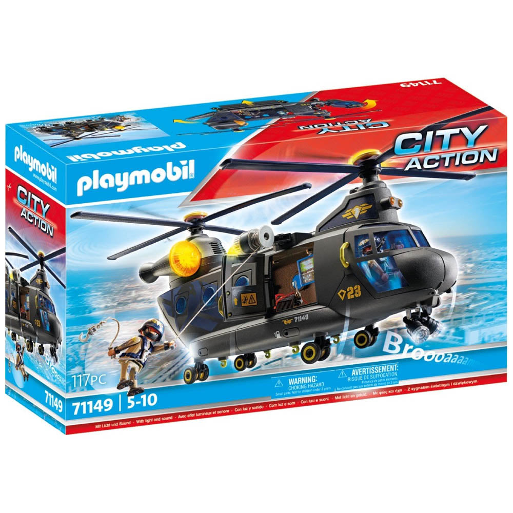 Playmobil Ελικόπτερο Ειδικών Δυνάμεων Με Δύο Έλικες (71149)