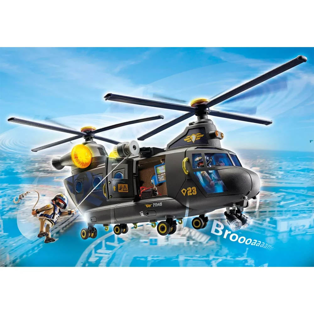 Playmobil Ελικόπτερο Ειδικών Δυνάμεων Με Δύο Έλικες (71149)