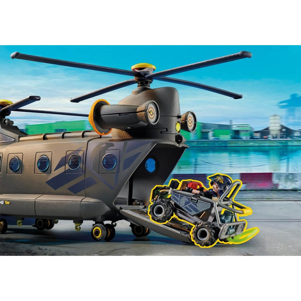 Playmobil Ελικόπτερο Ειδικών Δυνάμεων Με Δύο Έλικες (71149)