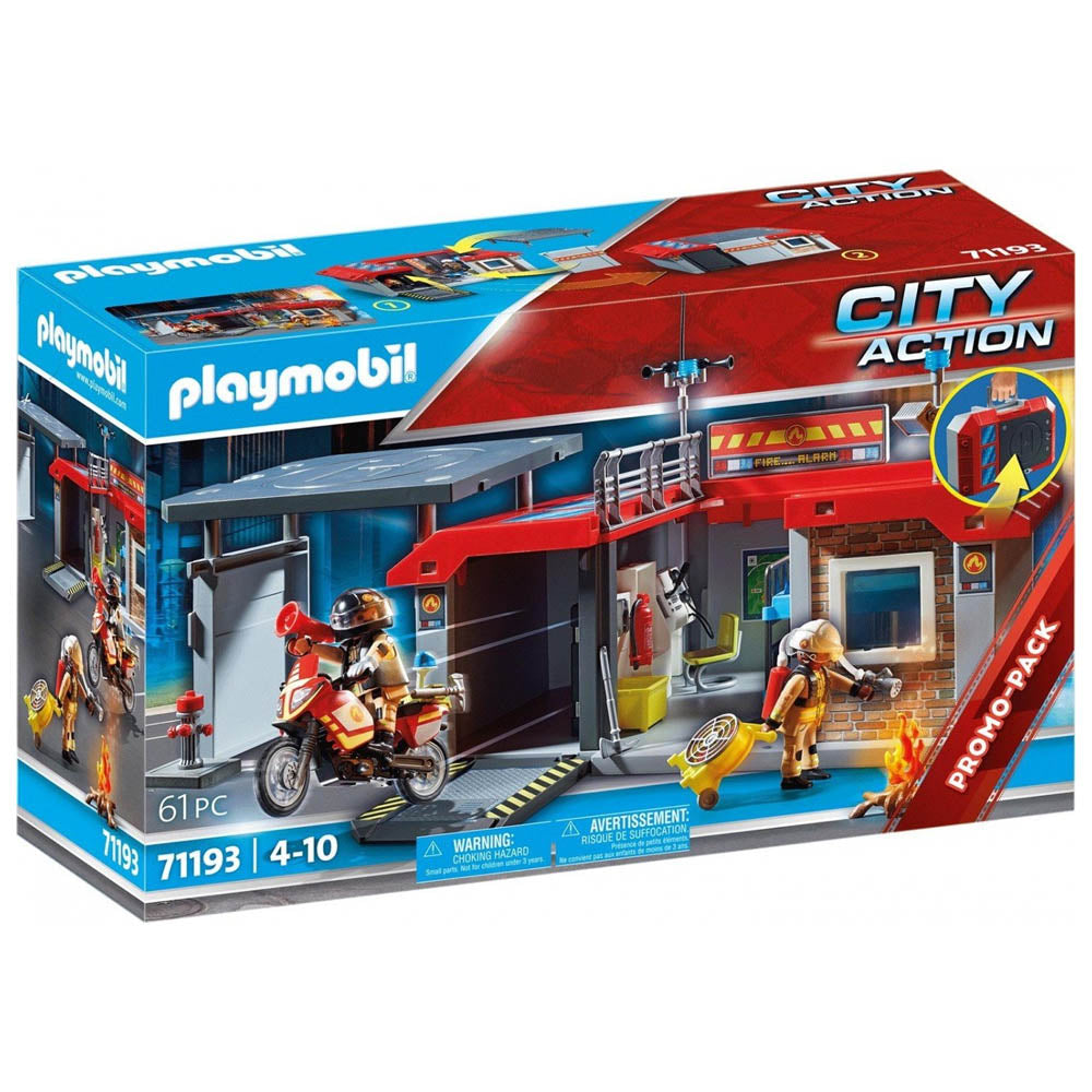 Playmobil Πυροσβεστικός Σταθμός (71193)