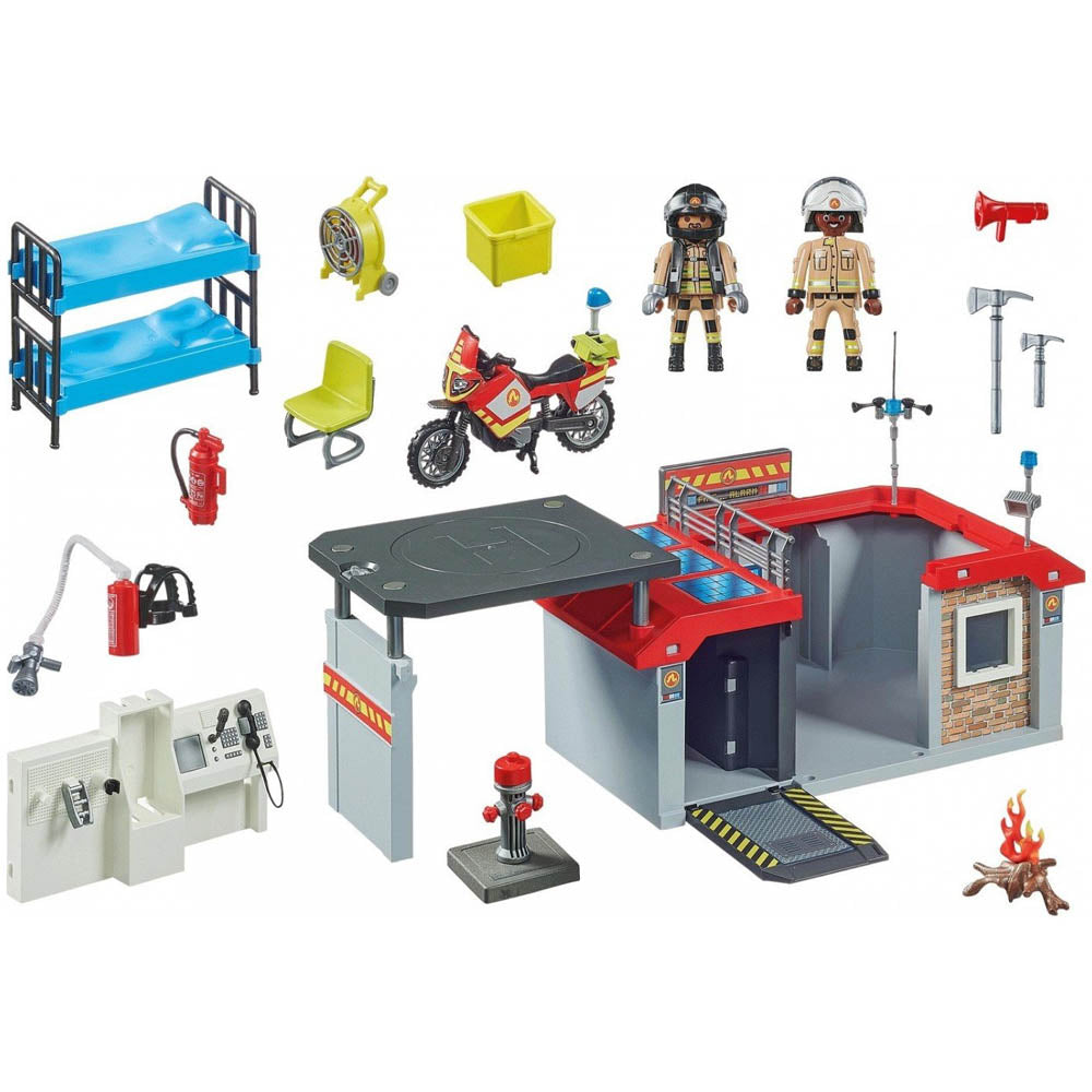 Playmobil Πυροσβεστικός Σταθμός (71193)