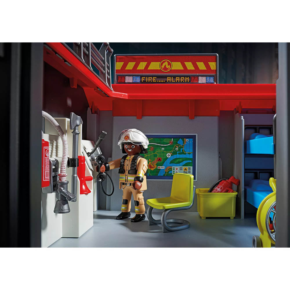 Playmobil Πυροσβεστικός Σταθμός (71193)