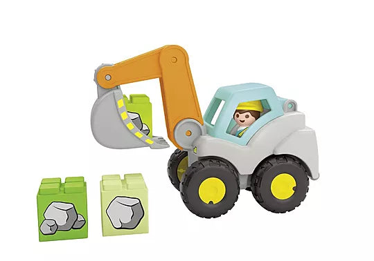 PLAYMOBIL® Junior Φορτωτής Εκσκαφέας (71684)