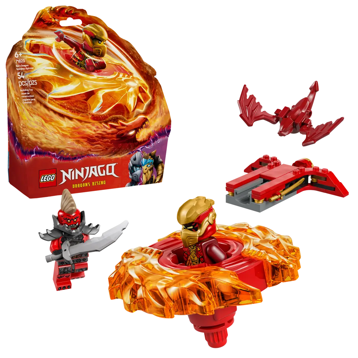 LEGO Ninjago Kai’s Dragon Spinjitzu Spinner (71823)