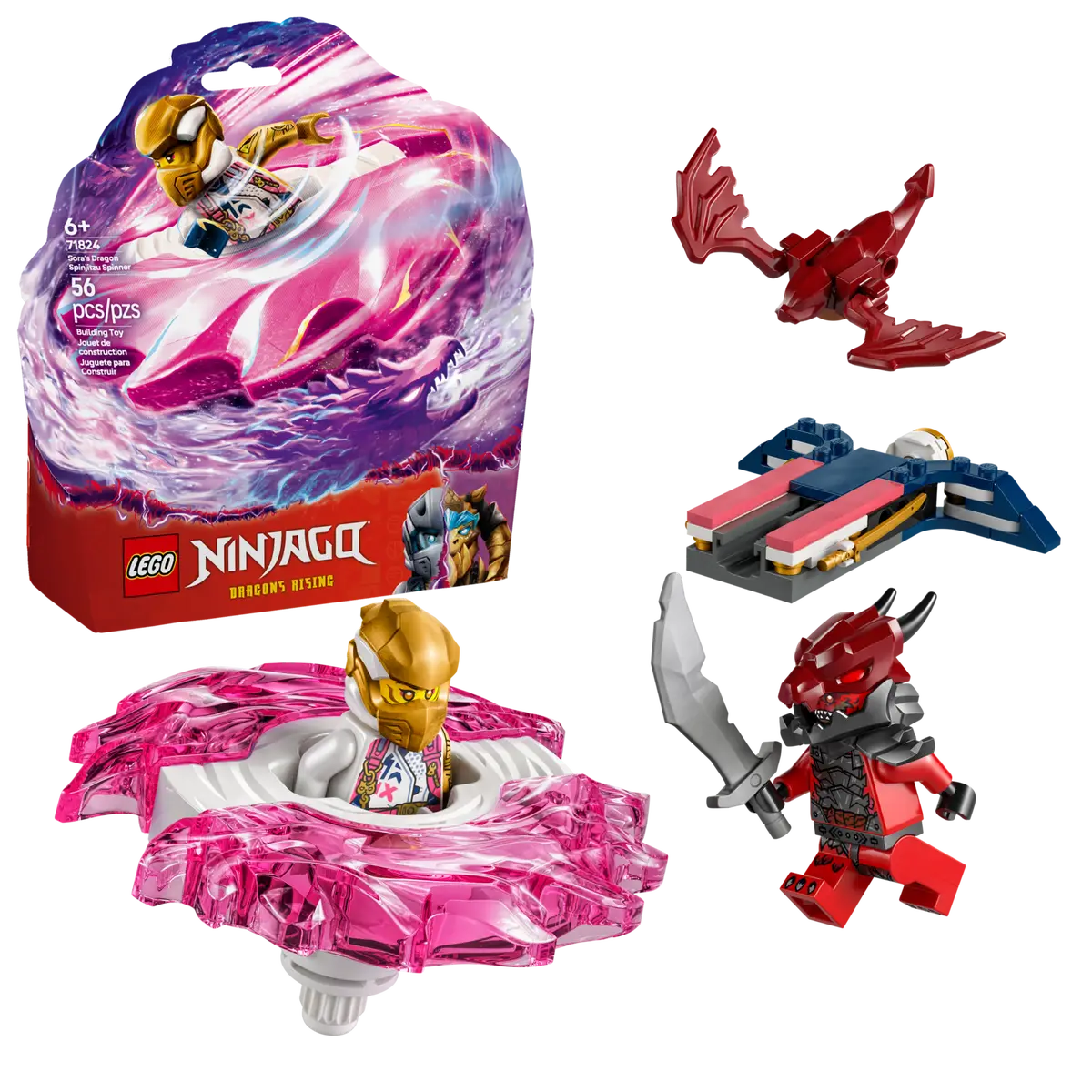 LEGO Ninjago Sora’s Dragon Spinjitzu Spinner (71824)