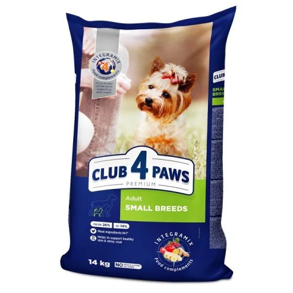 Club 4 Paws Adult Chicken Small Breeds 14kg Με Κοτόπουλο