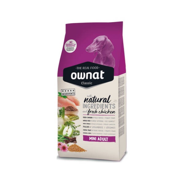Ownat Classic Mini Adult Φρέσκο Κοτόπουλο 1.5Kgr