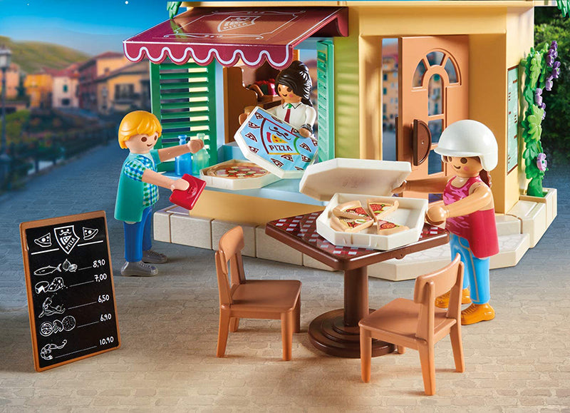 Playmobil City Life: Pizzeria With Garden Restaurant 70336