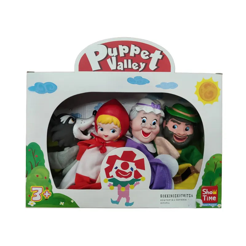 Argy Toys Μαριονέτες Σετ 4 Τεμάχια Κοκκινοσκουφίτσα (7291M)