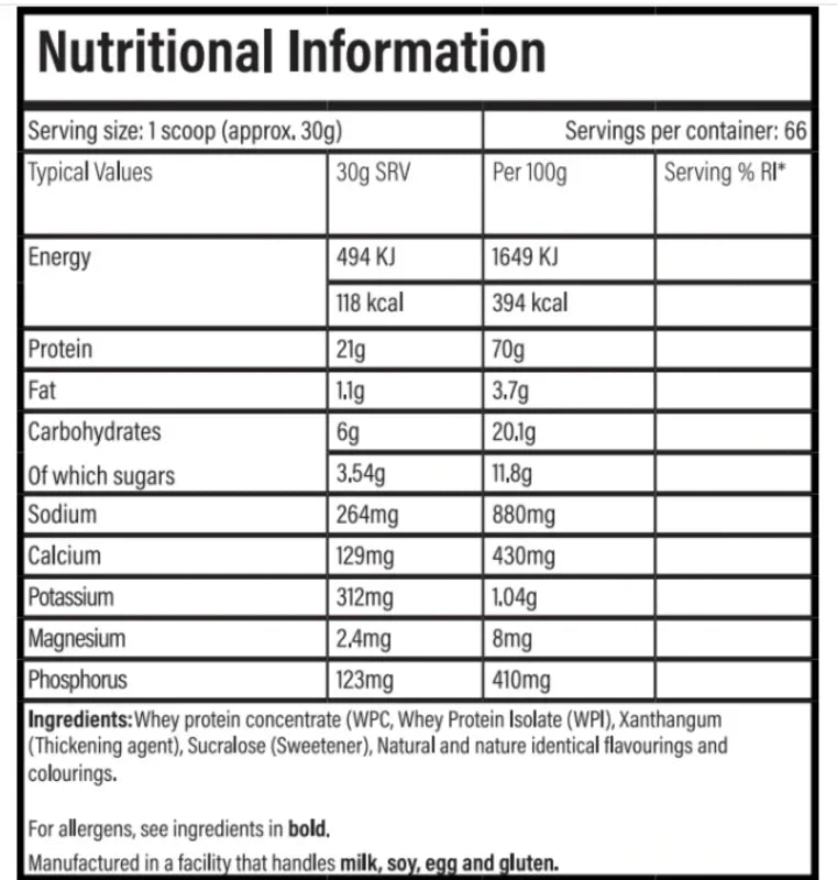 Trained by JP Performance Protein 2000gr