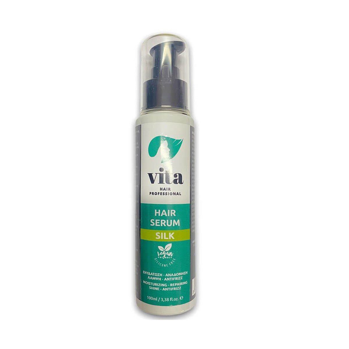 Vita Hair Serum Silk Ενυδάτωση-Αναδόμηση-Λάμψη-Antifrizz 100ml