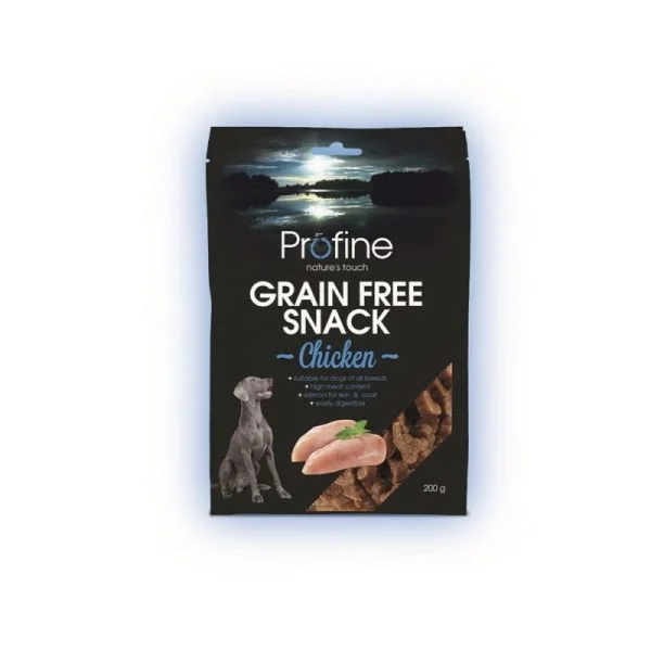 Profine Grain Free Chicken Λιχουδιά Σκύλου Με Κοτόπουλο Χωρίς Σιτηρά 200gr