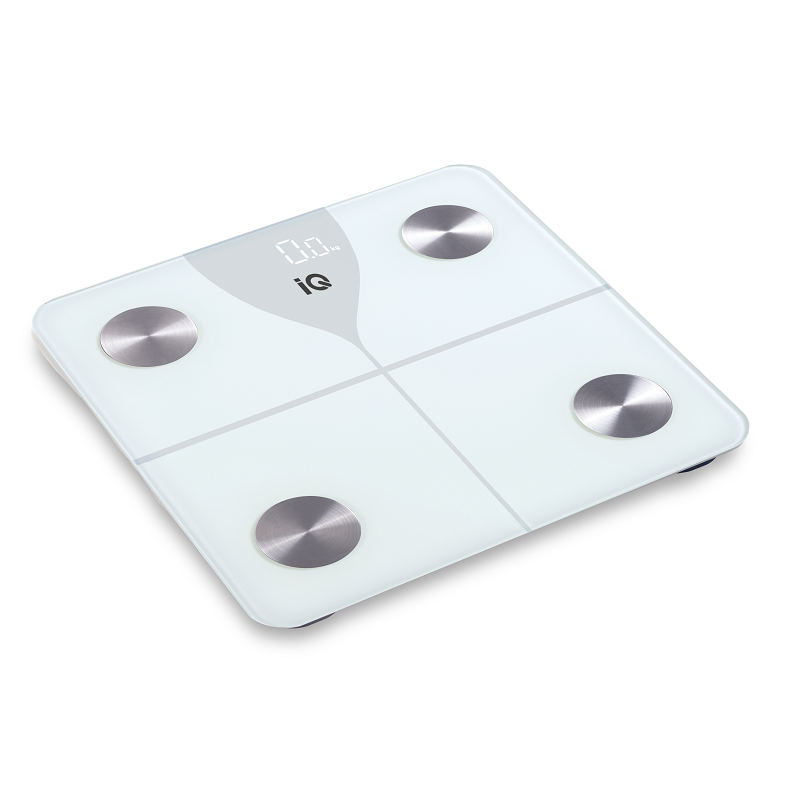 ΖΥΓΑΡΙΑ ΜΠΑΝΙΟΥ iQ SC-744BT WHITE Smart με Λιπομετρητή