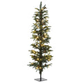 120εκ. Δέντρο Pre-Lit Pencil Pine με 100 Λευκά Λαμπάκια Φ40εκ.