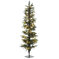 150εκ. Δέντρο Pre-Lit Pencil Pine με 140 Λευκά Λαμπάκια Φ45εκ.