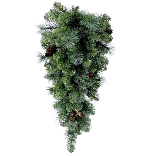 75εκ. Κρεμαστή Κλάδα με Κουκουνάρες 90Tips