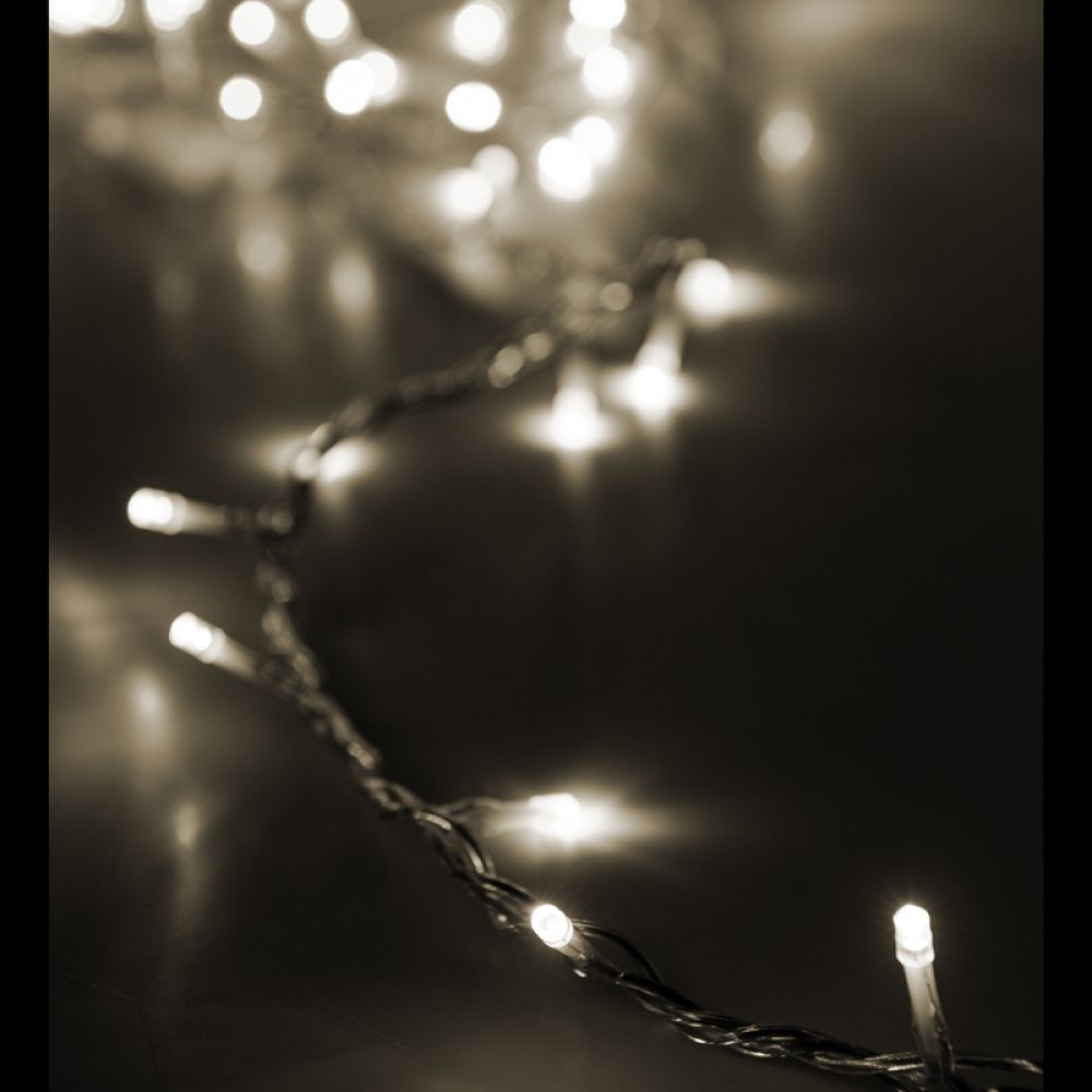 100 Led Διάφανο/Λευκό 8 Προγράμματα 5μ. Εσωτ./Εξωτ. Χώρου