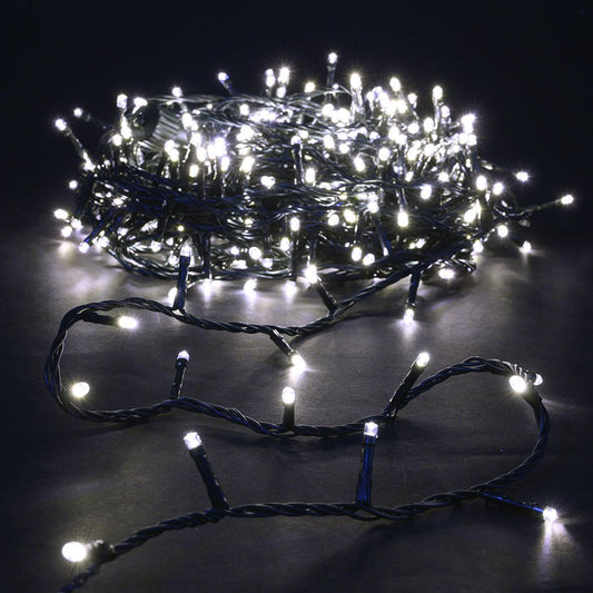 300 Led Πράσινο/Λευκό 8 Προγράμματα 15μ.Εσωτ./Εξωτ. Χώρου