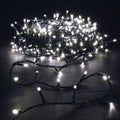 100 Led Πράσινο/Λευκό Επεκτεινόμενο Σταθερό 5μ. Εσωτ./Εξωτ. Χώρου