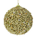 Φ8εκ. Χρυσή Πλαστική Μπάλα Glitter bauble