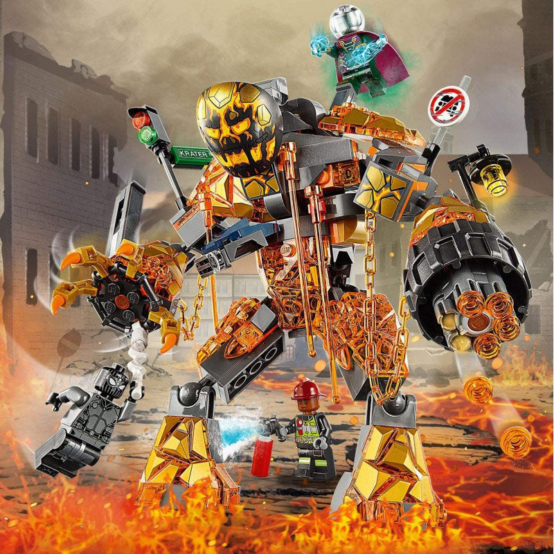 LEGO Marvel Spiderman Η Μάχη Του Μόλτεν Μαν 76128