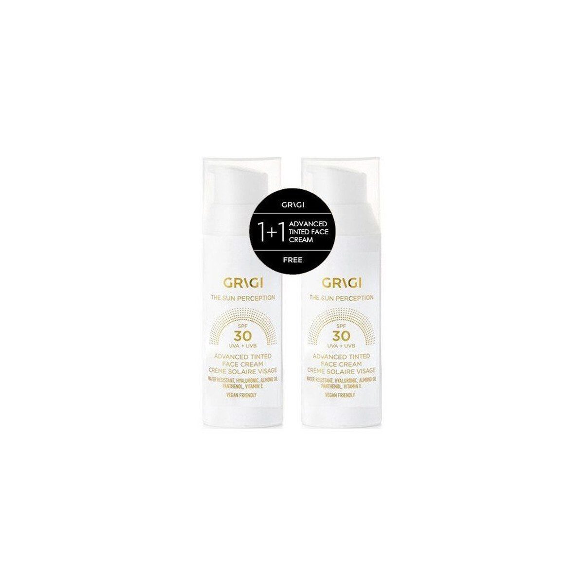 GRIGI The Sun Perception Set Tinted Face Cream SPF30 & Face Cream SPF30 50ml