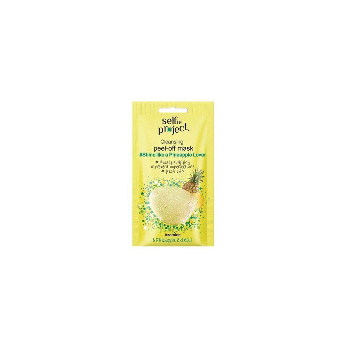 SELFIE PROJECT Μάσκα Προσώπου Cleansing Peel Off Shine Like a Pineapple Lover 12ml