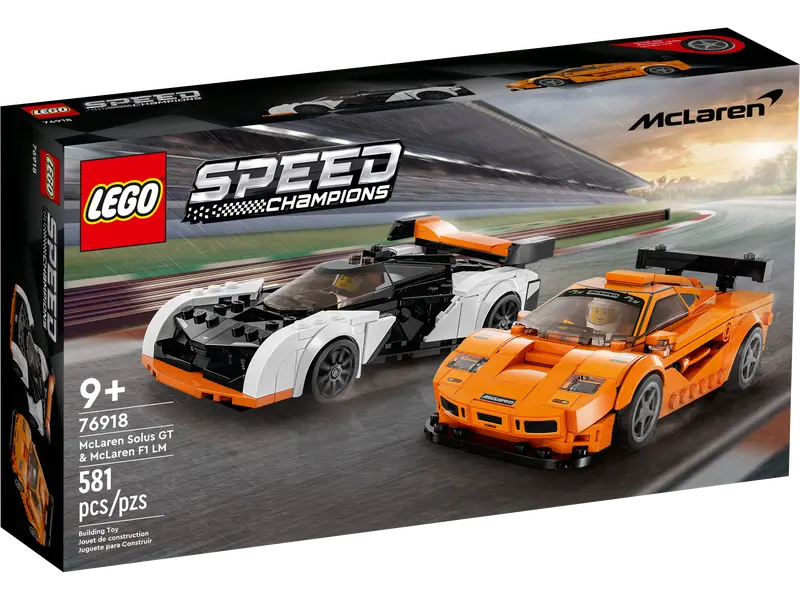 LEGO® Speed Champions McLaren Solus GT & McLaren F1 LM (76918)