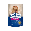 Club 4 Paws Beef - Υγρή Τροφή Σκύλου Με Μοσχάρι 100gr