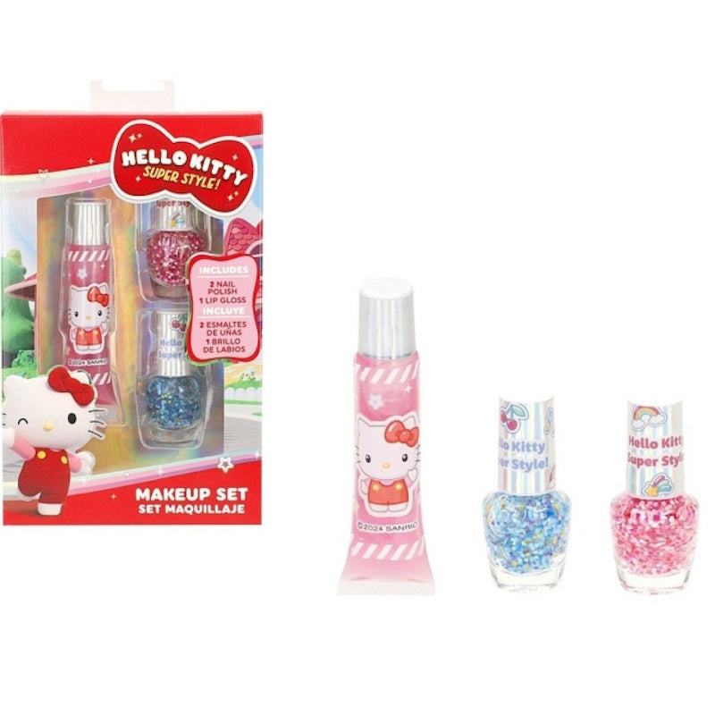 John Hellas Make Up Σετ Ομορφιάς Hello Kitty Χείλη & Νύχια
