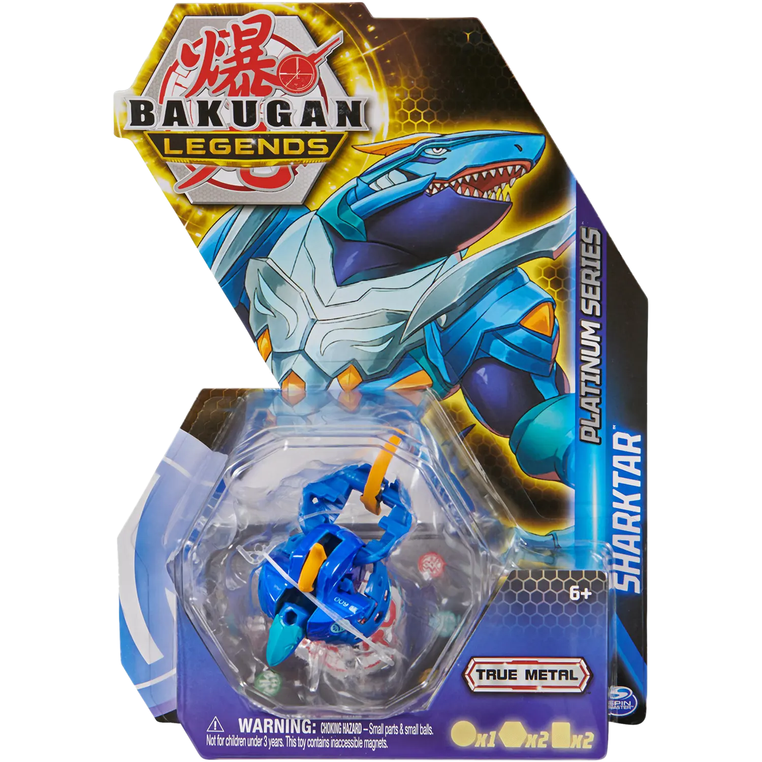Spin Master Bakugan Legends: Platinum Series – Sharktar (20140303)