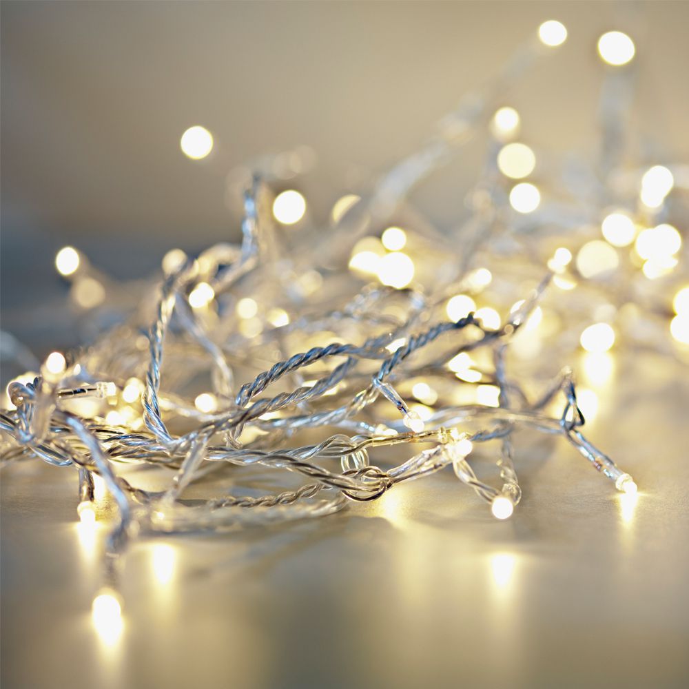 800 Led Διάφανο/Λευκό 8 Προγράμματα 40μ. Εσωτ./Εξωτ. Χώρου