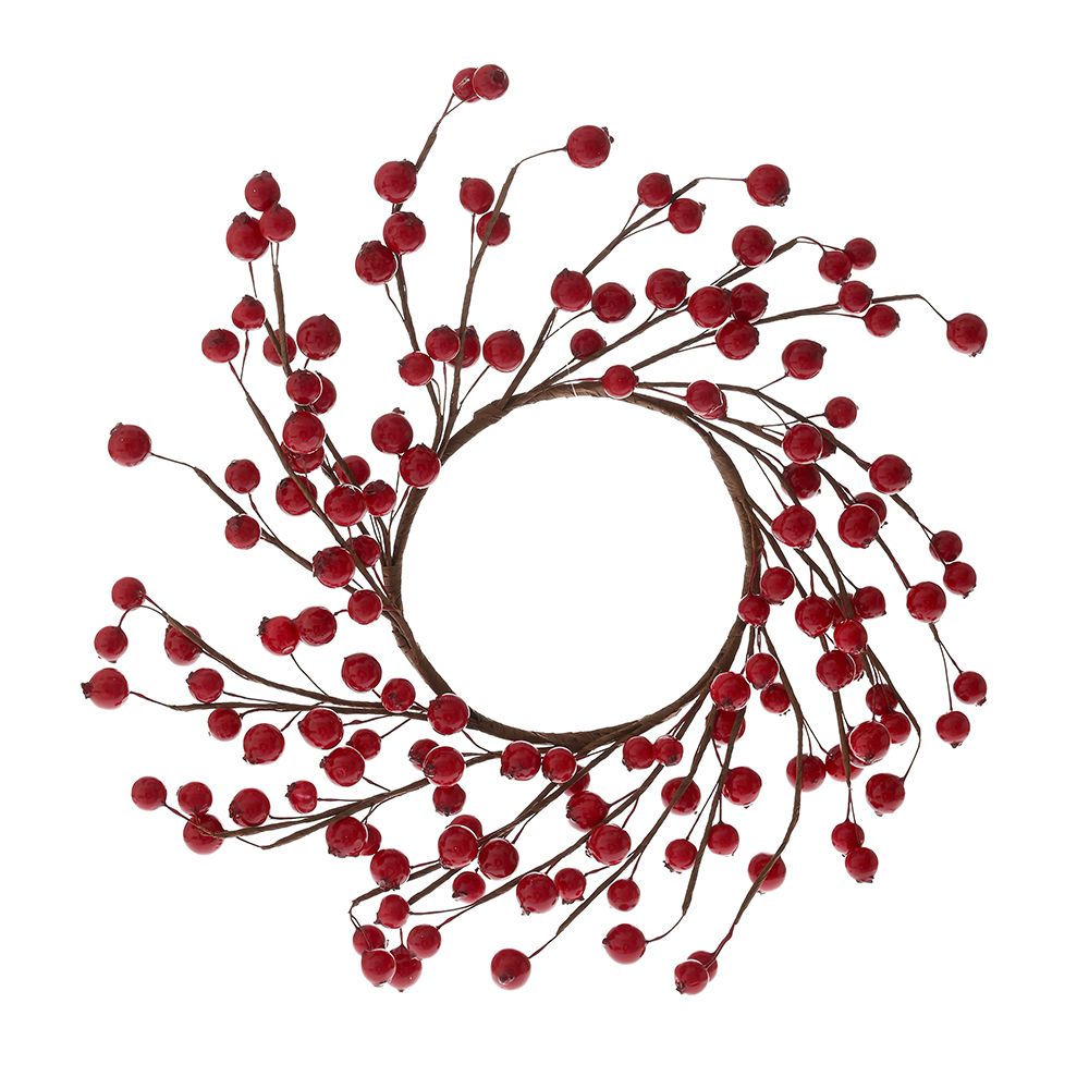 Στεφάνι Κόκκινα Berries 30εκ.