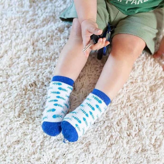 Zoocchini GRIP+EASY™ Καλτσάκια Καρχαρίας (3 τεμ) 0+ έως 2 ετών ZOO11801