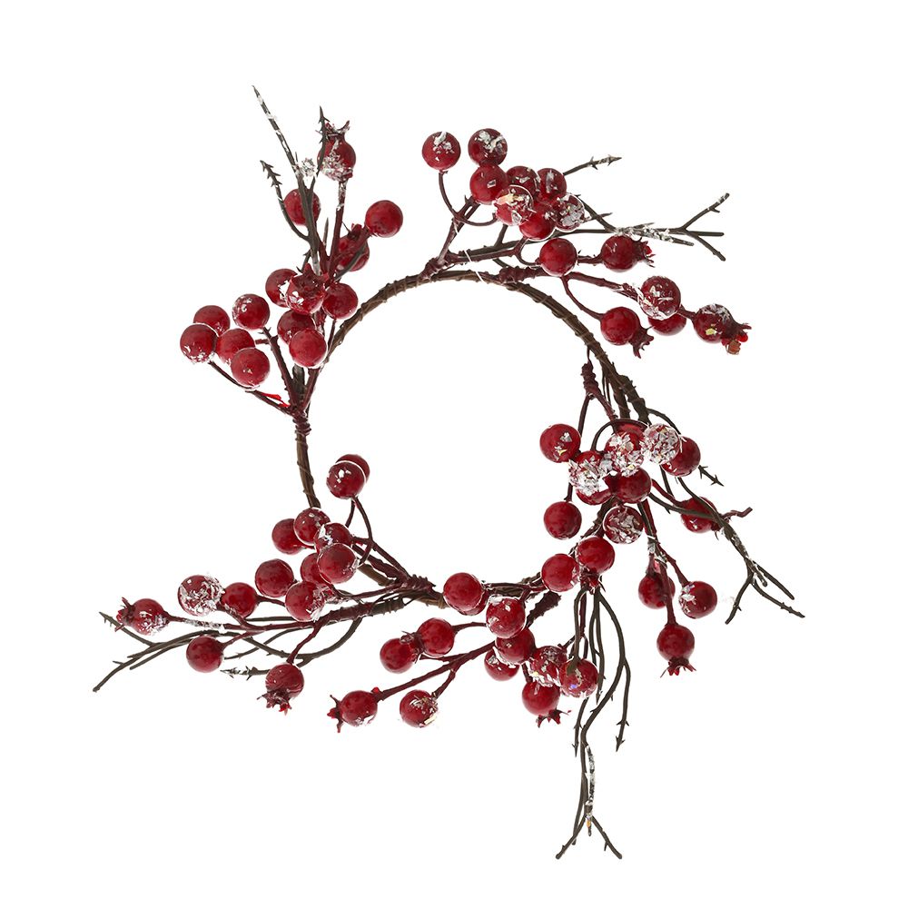 Στεφάνι Κόκκινα Ρόδια Berries 20εκ.