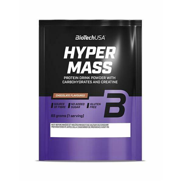 Biotech USA Hyper Mass Drink Powder With Carbohydrates & Creatine Χωρίς Γλουτένη 65gr Chocolate
