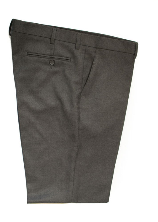 παντελόνι κλασικό με τσάκιση σε χρώμα Γκρί ποντικί