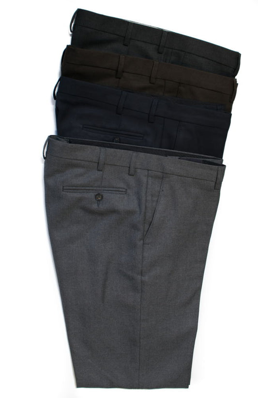 Κασμιροφανέλα κλασικό παντελόνι  με τσάκιση σε 4 χρώματα