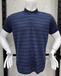 Polo μπλουζάκι piqué 100%βαμβάκι, Ruf με Μπλε ρίγα