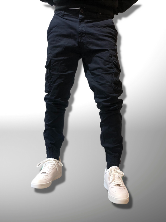 Παντελόνι Cargo Blue Navy Χειμώνας
