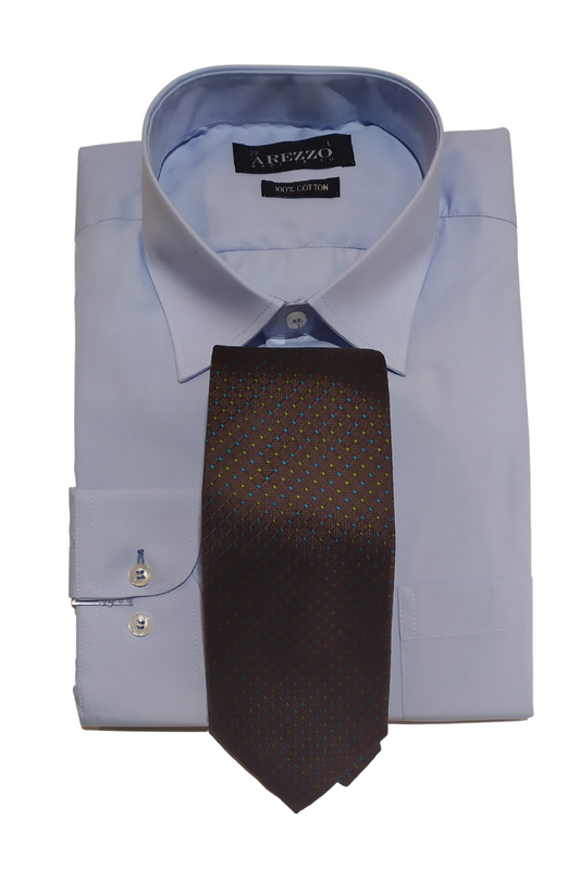 Γραβάτα Renato Balestra 100%silk καφέ με βούλες