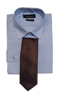 Γραβάτα Renato Balestra 100%silk καφέ