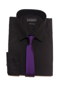 Στενή Γραβάτα μωβ 100% silk 5cm