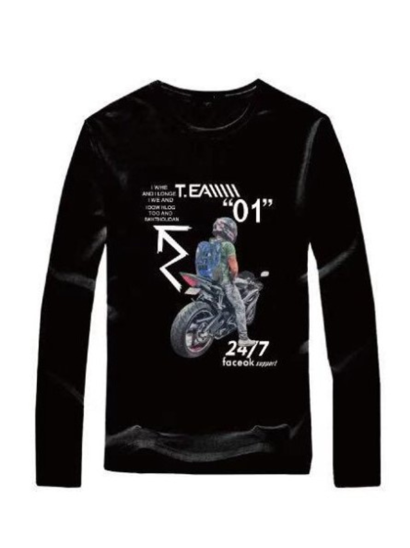 Tshirt μακρύ μανίκι Μαύρο