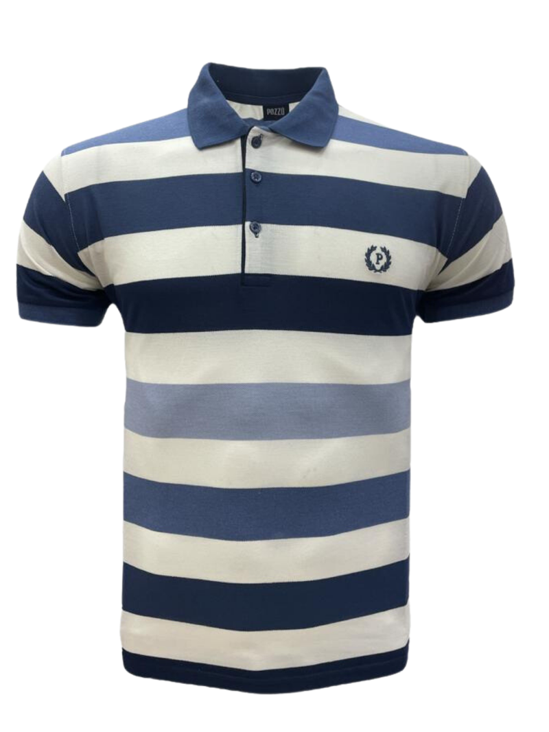 Polo pique Ριγέ πολύχρωμο 100% cotton