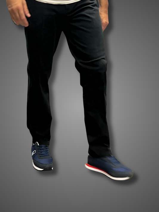 Ανδρικο Βαμβακερο Παντελονι με Εξαιρετικη Εφαρμογη-Μπλε σκούρο